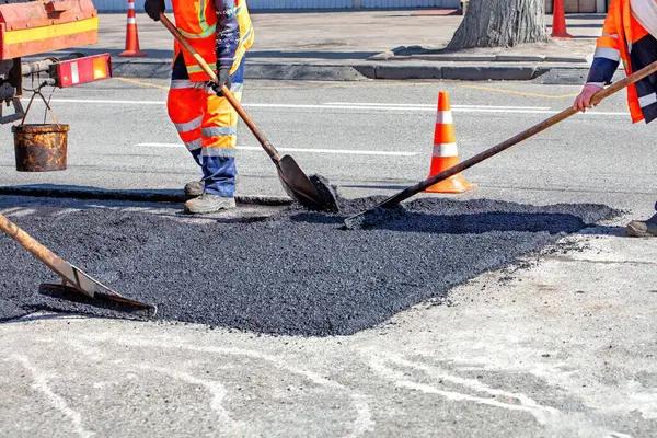 Asphalt Surface Repair for Cracks and Potholes
